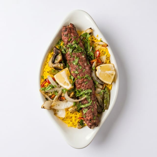 Chicken Seeqh Kabob.