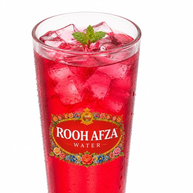Rooh-Afza Water.