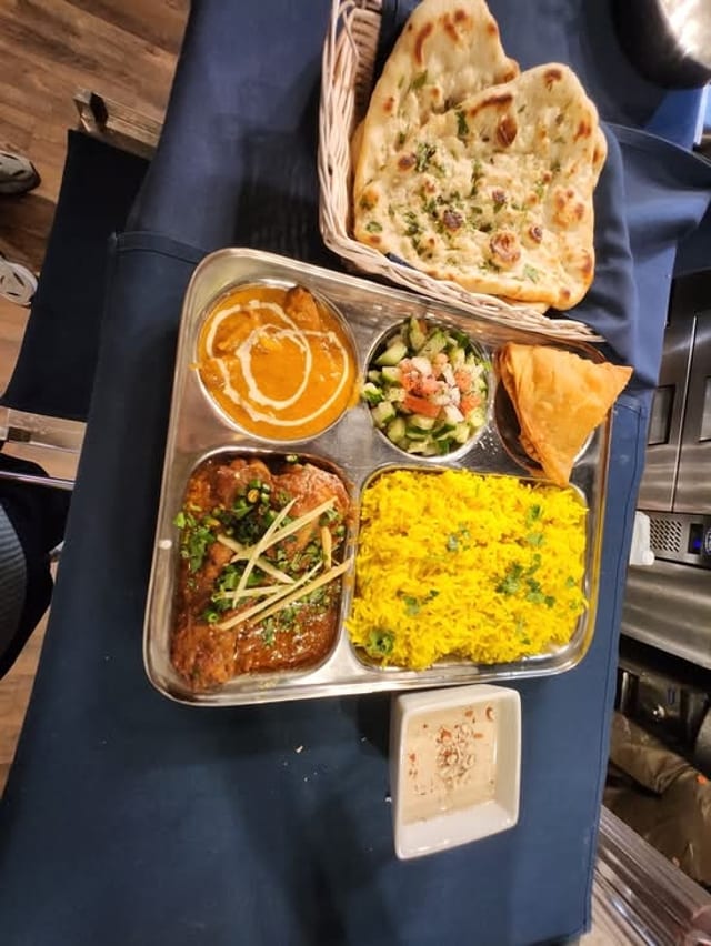 Chicken Thali.